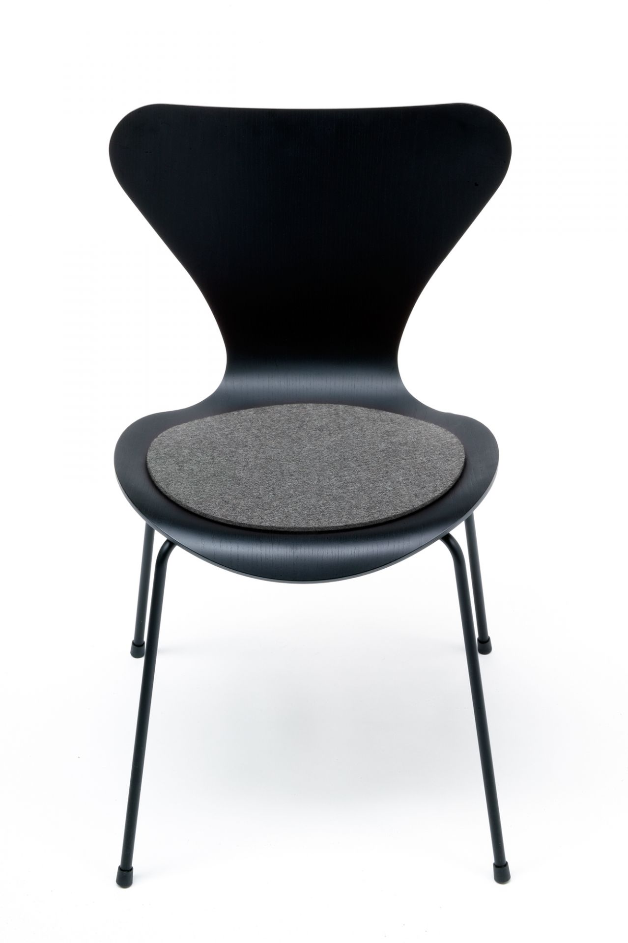 Seat pad - Felt pad Fritz Hansen 3107 Chair Anthracite Hey Sign